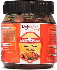 Rajasthani Swaad Mix Veg Pickle Homemade Mixure Of Mango,Lesua,Lemon,Green Chilli Pickles,Etc (Real 