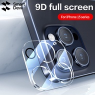 SmartDevil ป้องกันหน้าจอเลนส์กล้องสำหรับ iPhone 15 Pro max iPhone 15 Pro Max iPhone 15 Pro 15 Plus iPhone 14 Pro Max iPhone 14 iPhone 13 Pro Max iPhone 13 iPhone 13 mini Tempered Glass Film เลนส์กระจกนิรภัยป้องกันรอยขีดข่วนและทนต่อการสึกหรอฟิล์มเลนส์เพช