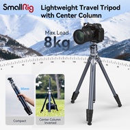 SmallRig Lightweight Compact Travel Tripod with Center Column Ball Head (Max Load 8 kg) Adjustable H