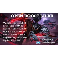 MLBB BOOSTING SERVICES | JOKI MOBILE LEGEND | BOOST RANK | PUSH ACCOUNT