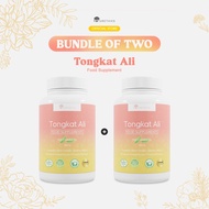 Naturethics Tongkat Ali Bundle of 2 Food Supplement 100 Capsules 500mg (Supports Heart Health, High 