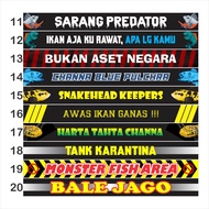 Sticker List Sticker Aquarium Wallpaper Chana Arowana Fish Aquarium 120 110 100 90 CM