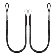 4 Feet Bungee Dock Lines for Boats Heavy Duty Mooring Rope for Jet Ski Pontoon PWC Kayak