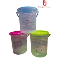 Round Container With Handle/Airtight Container/Bekas Keropok/Bekas Air