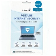 F-Secure Internet Security 1 User 3 Years

