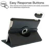 CASING IPAD 2 3 4 CASE ROTARY FLIP COVER STANDING BOOK COVER PUTER 360