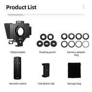 Teleprompter สำหรับ12นิ้ว iPad Mini แท็บเล็ตโทรศัพท์ Prompting Prompter Reader สำหรับโทรศัพท์มือถือก