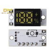 DIYMORE Mini Battery Level Indicator Module: 1S, 2S, 3S, 4S Series Battery Meter; Lithium Battery Pe