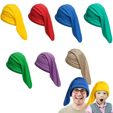 Halloween Carnival Party Kids Accessories 7color Toddler Dwarf Hat for Kid Christmas Elf Costume Fai
