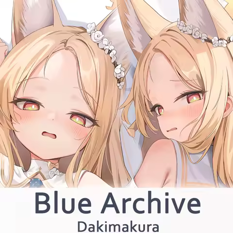 Blue Archive Yurizono Seia Dakimakura 2WAY Hugging Body Pillow Case Anime Pillow Cushion Cover