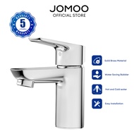 JOMOO Basin Mixer Tap Single-Lever Hot and Cold Bathroom Faucet Rust-resistant Lavatory Vanity Faucet Modern Chrome[2-3 days delivery]