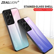 Ốp Lưng Điện Thoại Zeallion Cho [Samsung Galaxy S10 5G S20 FE S21 Plus S21 Ultra 5G] Ốp Lưng Kính Cư