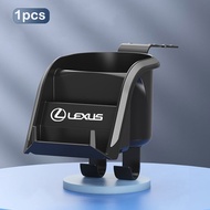 Car Headrest Cup Holder Multifunction Car Rear Seat Back Phone Bracket  With Hook For LEXUS S250 IS3