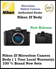 Nikon Zf Mirrorless Camera Body ( 1 Year Nikon Singapore Warranty)