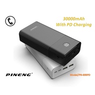 Ready Stock Original Pineng PD PowerBank 30000mAh Model PN-899PD Stock Malaysia