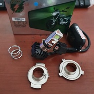 3 sided led front bulb rtd h6 h4 foot 1 foot 3 bright headlights 25watt