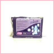 ♀ ✟ ◐ Sisters Sanitary Napkin Overnight Dry Super Heavy Flow With Wings 340mm (4 pads)