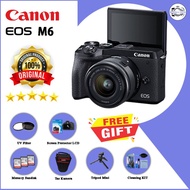 CANON EOS M6 KIT 15-45mm IS STM / Kamera Canon EOS M6 Original &amp; Baru