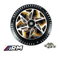 ORI ARUMI RADIATOR FAN COVER CNC SPINNER FOR SCOOTER YAMAHA HONDA AVANTIZ SOLARIZ EGO NOUVO BEAT ICO