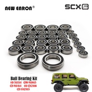 32Pc Complete Bearings Kit Pre-Greased Black Rubber Sealed for RC Car Parts Crawler Axial 1/6 SCX6 J