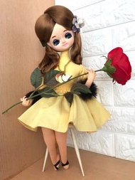💗 《1960年至1970年 昭和年代 日本製造 人手製作 宇山坐姿阿哥哥風服飾古董娃娃，特別版！非常罕見款式》💗