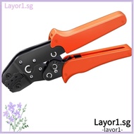 LAYOR1 Crimping Pliers, Alloy Steel Orange Wire Strippers, Durable Wiring Tools Cable