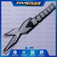 Emblem yamaha xride / emblem timbul yamaha xride / emblem titanium xride / stiker logo yamaha xride