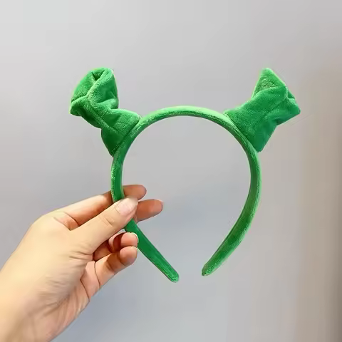 Creative Cute Shrek Hairband for Women, Cartoon Headwear, Photography Props, Super Adorable Hair Cli