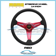 Momo Sport Steering Wheel 14 Inch Wira Satria Iswara Saga Kancil Viva