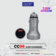 Dusty Cc06 Car Charger-fast charger- Dual Port Fast Charging Car Charger Fast Charging Car Charger-D