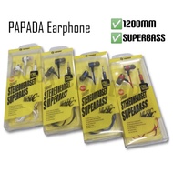 Papada PA200 superbass earphone(stereoheadset)