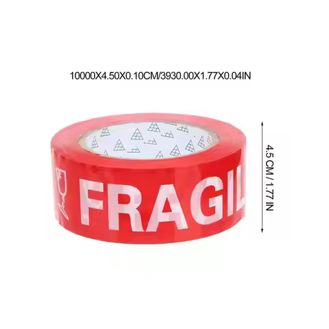 1PC Tape Fragile Shipping Stickers Moving Packing Labels Warning Tapes Box Adhesive You Thank Boxes
