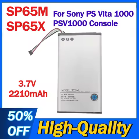 3.7V 2210mAh SP65M SP65X Rechargeable Li-ion Battery Replacement for Sony PS Vita 1000 PSV1000 Conso
