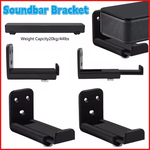 Sound Bar Mounting Bracket Holds Up To 44lbs Soundbar Speaker Wall Holder Sound Bar Under TV Mount f