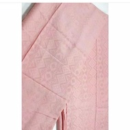 kain batik dobi polos warna merah peach