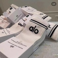 Alo Yoga Socks, Women's Long Sports Yoga Socks 80% Cotton