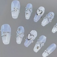 【HANDMADE】Artificial Nail Phototpy Nails Reusable Nail Art Patches Whitening Sea Salt Coconut Milk Jelly