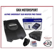 ALPINE PWE-T0800C PWE T0800C 8" Inch Underseat Subwoofer 8 Inch Super Compact Active Subwoofer