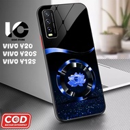 HP Softcase VIVO Y20hp VIVO Y20S V2029, V2029 Glossy Case Shiny Glass Casing Protective Mobile Phone