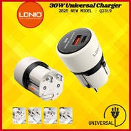 【6MthsWarranty】LDNIO Q2319 30W GaN USB C Charger Portable Travel Fast Charging Power Adapter for Mob