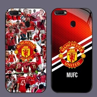 GK-48 Manchester FC Glass Casing for OPPO Realme F7 A7 A12 F9 A12S A11K F5 A5S 2 Pro