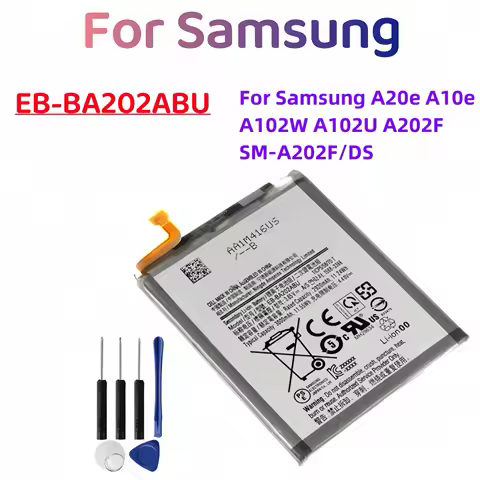 New EB-BA202ABU Battery For Samsung Galaxy A20E A20 A10E A202F SM-A202F/DS SM-A202 SM-A202J SM-A102