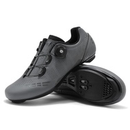 COD Ultralight Carbon Fiber Cycling Shoes Cleats Shoes Non-slip Road Bike Shoes Breathable Self-Lock