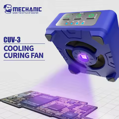 MECHANIC CUV-3 UV Curing Lamp and Cooling Fan Heat Dissipation for Mobile Phone Tablet Motherboard G