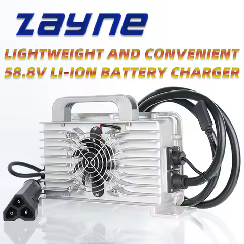 48V 20A 25A Waterproof Smart Charger For LFP15S 54.75V 16S 58.4V Golf Cart Car Lithium Battery Club 