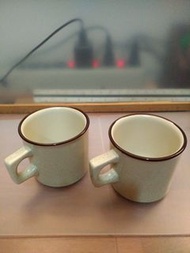 日本 Noritake folkstone 咖啡杯2入