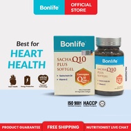 Bonlife Sacha Q10 Plus Sacha Inchi Omega 3 6 9 Vitamin E Coenzyme Q10 Kebas Kaki Tangan (60's x 500mg)