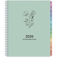 Temujanji 2026, Perancang Kalendar Mingguan & Bulanan 30 Minit Setiap Jam 2026, Jan 2026 - Dis 2026,