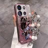 Casing tecno spark go 2023 pop 7 pro bf7n bf6 bf7 bf7h smart 7 hd x6515 x6516 L uxury Electroplating