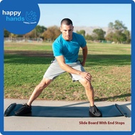 Taiwan Slide Board With End Stops I Sliding Booties I Low Impact Balance Training Skating I Hockey 高